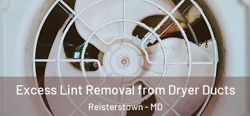 Excess Lint Removal from Dryer Ducts Reisterstown - MD